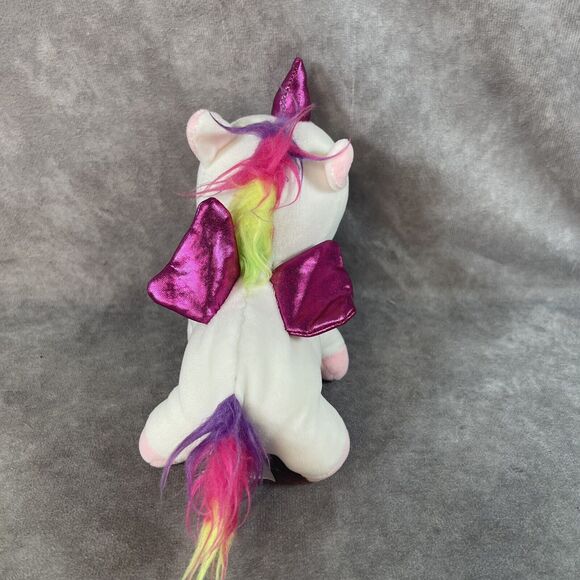 Lot Of (3) Snug a Babies Unicorn Gold Horn Mini  Plush Stuffed Animals - Picture 9 of 11